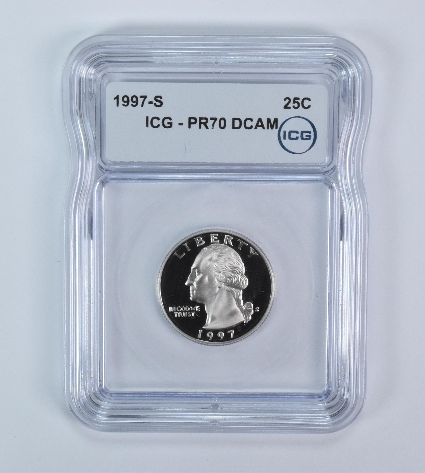 1997-S Washington Quarter PR70 DCAM ICG