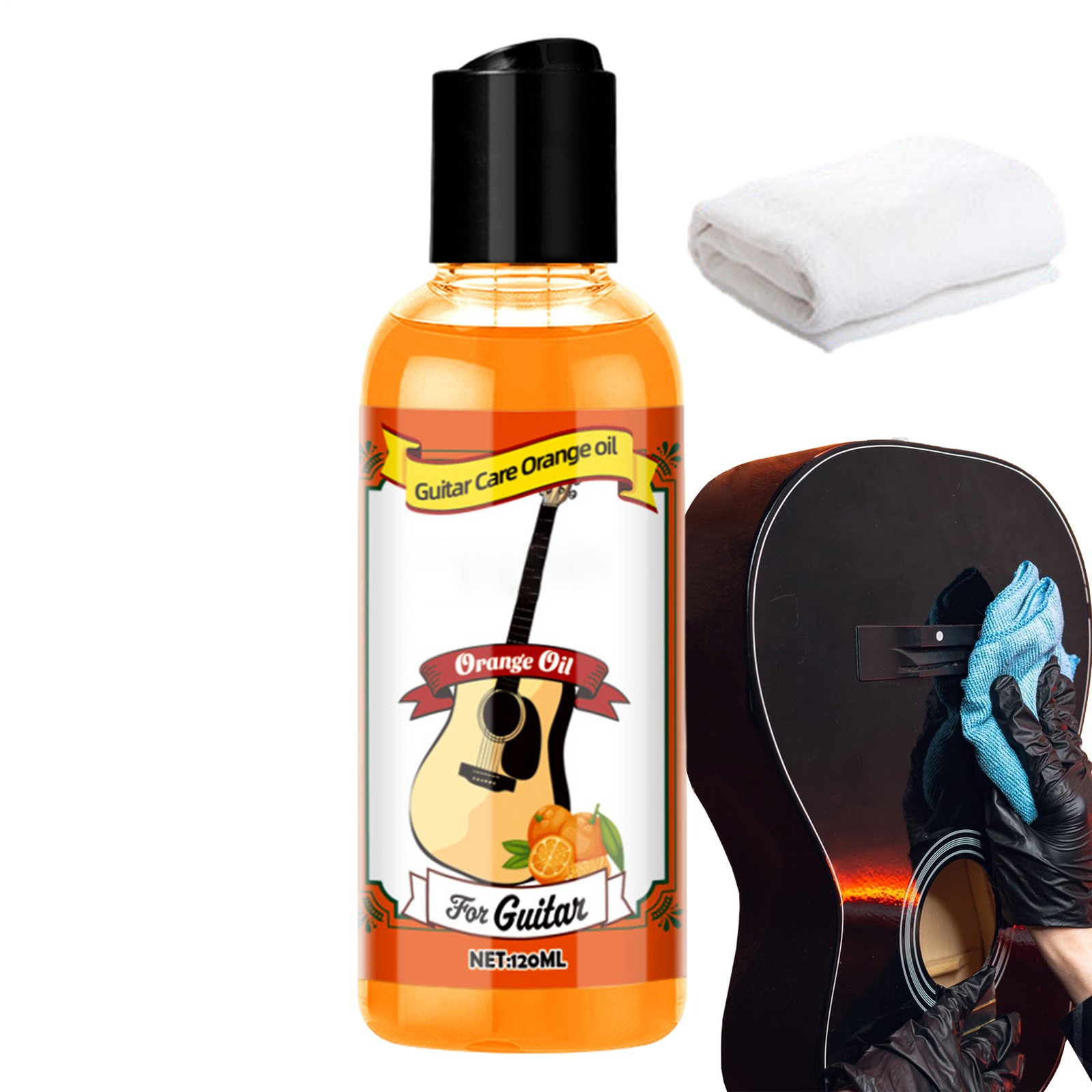 Guitar Care Oil Cleaner Piano Violin Universal Anti-cracking InstrumentPolishOil