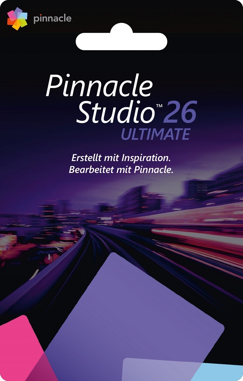 Pinnacle Studio 26 Ultimate (2023) Full Version PKC Perpetual License + Manual Original Box NEW
