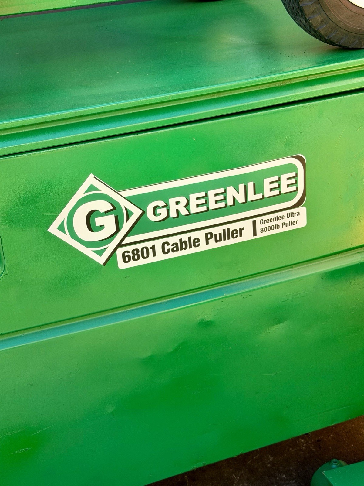 Greenlee 6805 6800 Ultra Cable Tugger Wire Puller Set 8000 Lb. Complete Tested!!