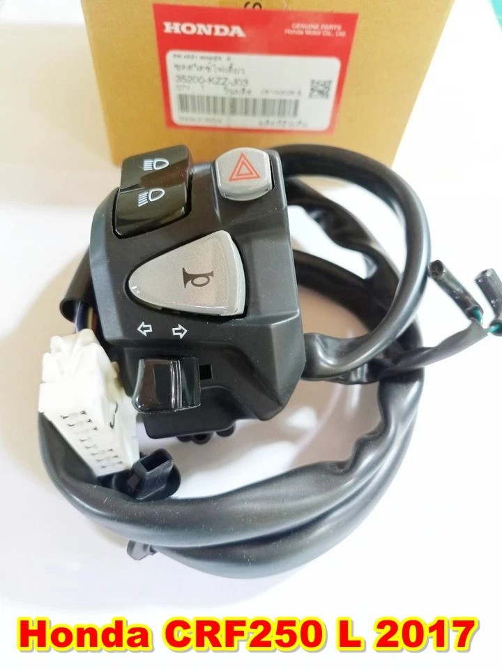 H5 Honda CRF250 L Indicator Horn Light Switch Left Hand 2017 35200-KZZ-J02 OEM