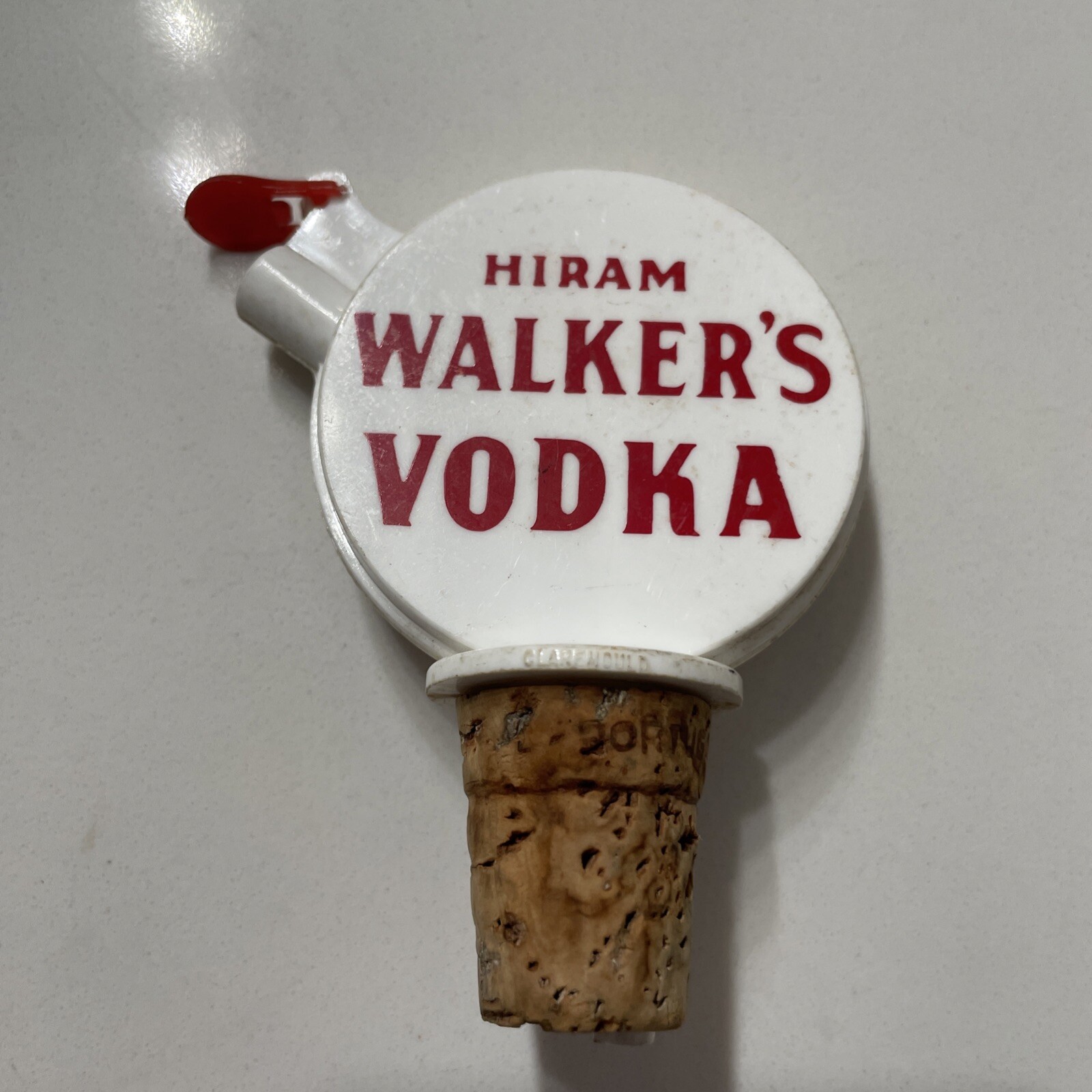 Vintage Hiram Walker's Vodka Bottle Pourer Pour Spout