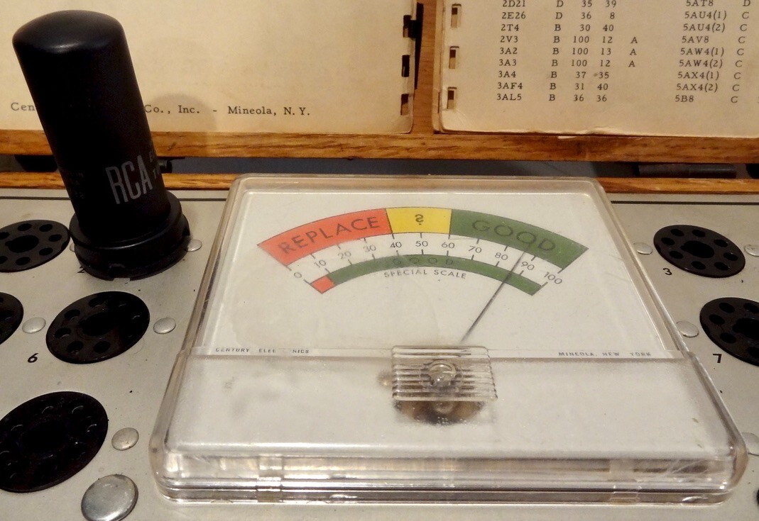 Vintage RCA 6AG7 Vacuum Tube, FC1  Tested, Strong