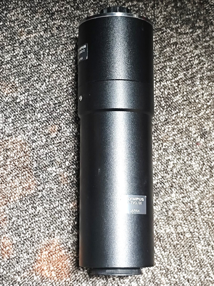 Olympus Microscope Camera Video Adapter U-TVO .5x with U-CMAD2 Good condition
