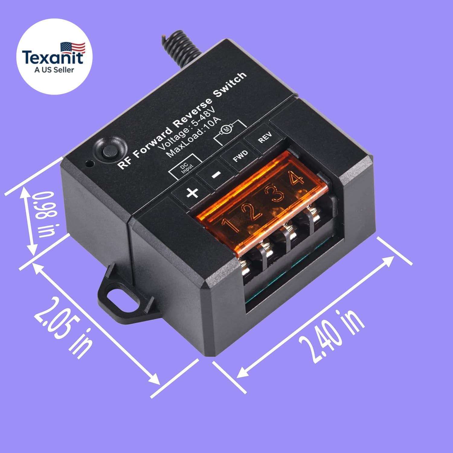 Forward Reverse Switch Working Voltage DC5V to 48V, Linear Actuator 12V Remote S