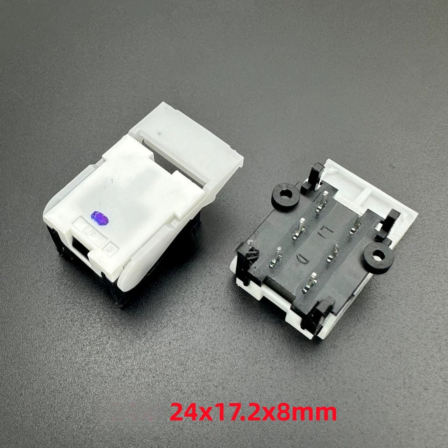 10PCS NEW FIT FOR LF HS-22L01-OA-40 telephone fork spring switch 6-pin