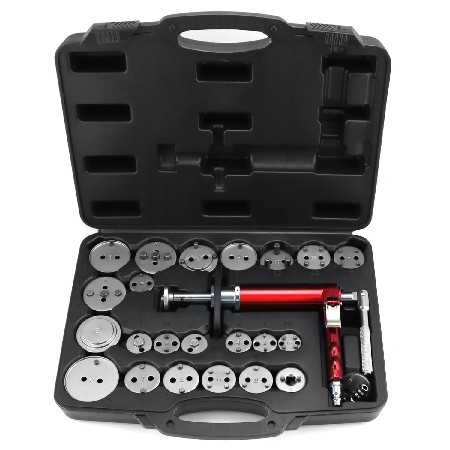 24Piece Pneumatic Brake Caliper Tool Set with Case – Compatible with American...