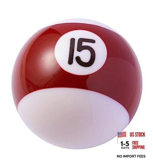 Mavota Pool Ball Billiard Stick Shift Knob Universal Gear Shifter Brown 15