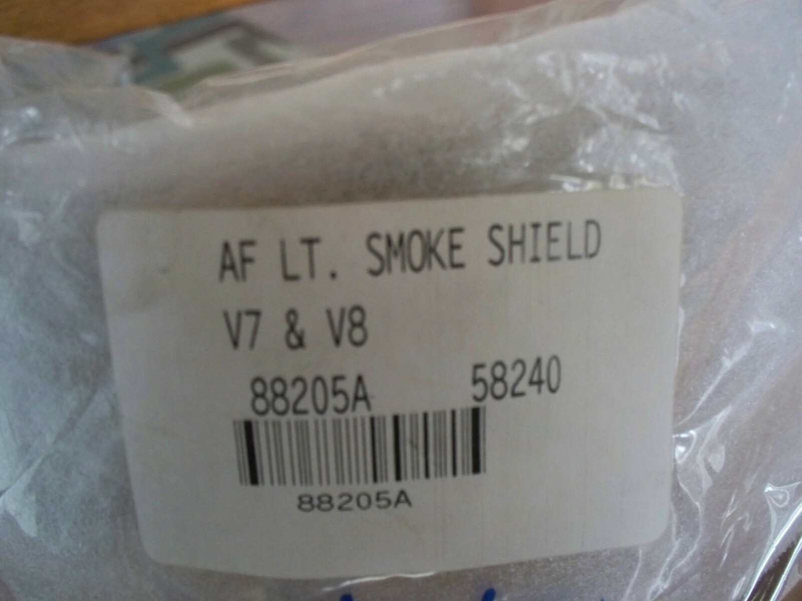 Simpson Helmet AF, Lt Smoke Shield, V7 & V8, 88205A, New in Package