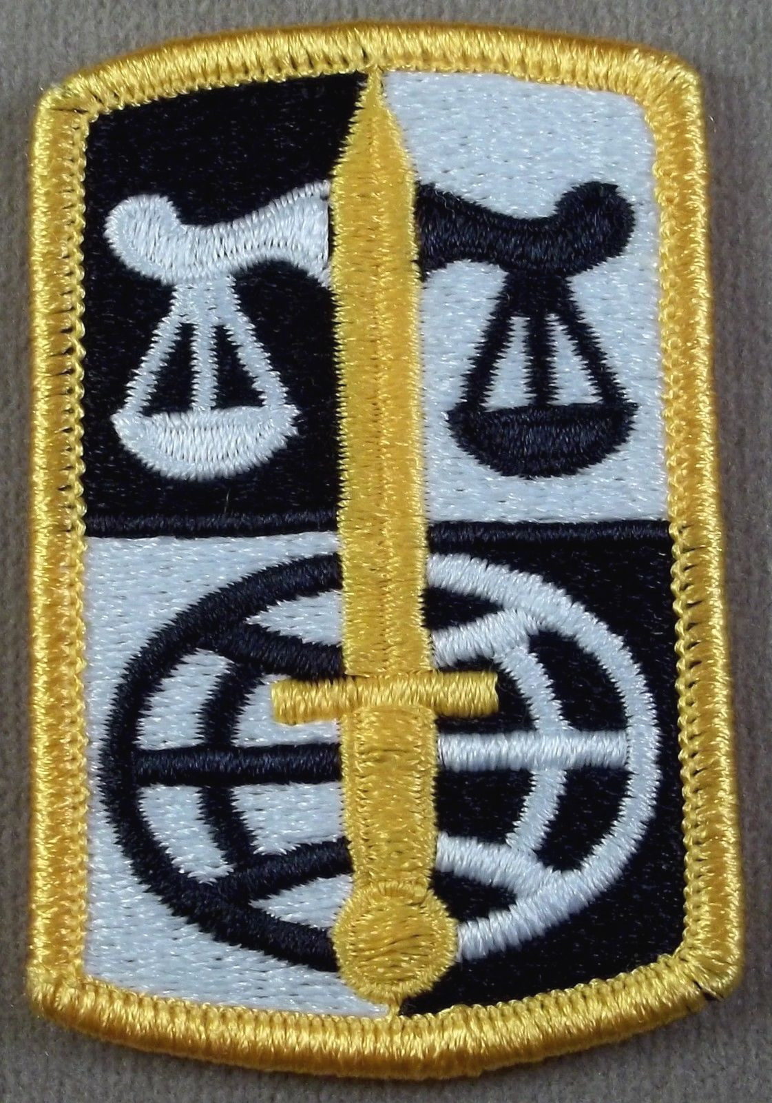 US Army Legal Services Full Color Merrowed Edge Patch