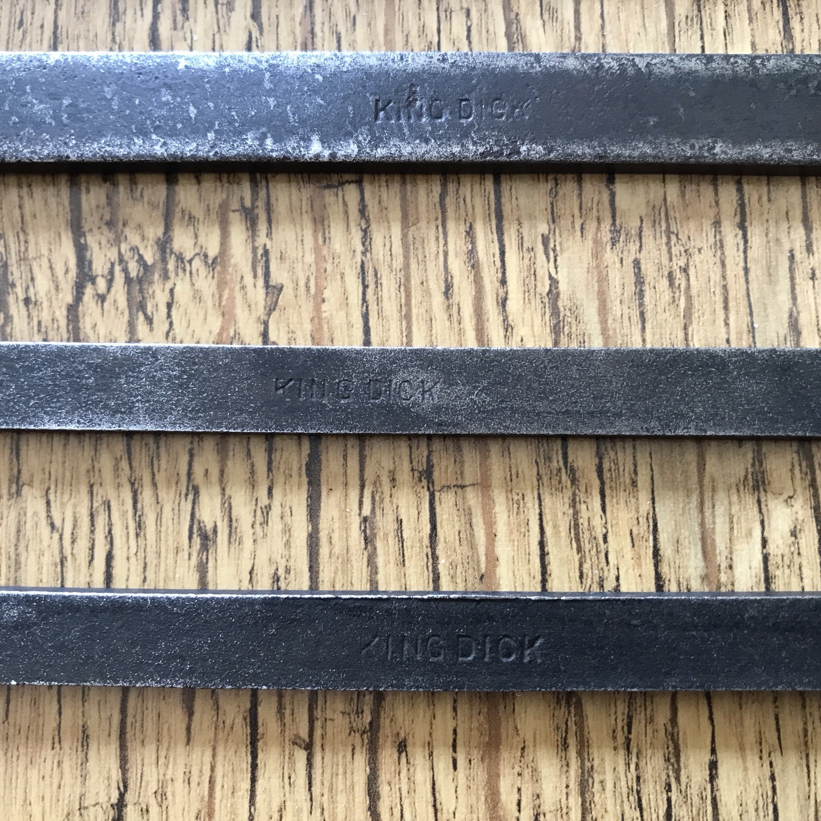 3 Vintage King Dick Flat Plate Spanner’s. AF sizes.