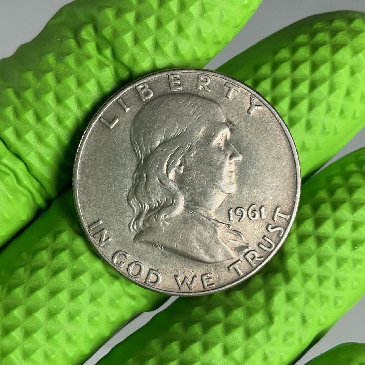 1961 Franklin Half Dollar, D     #1006