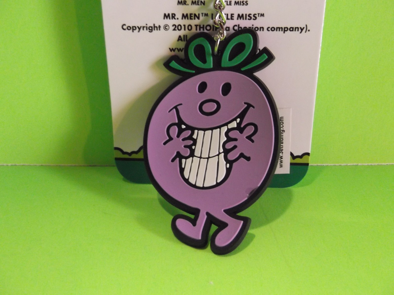 Little Miss Naughty One Sided Rubber Key Chain 2.75"in"in Tall 3E Trading, LLC