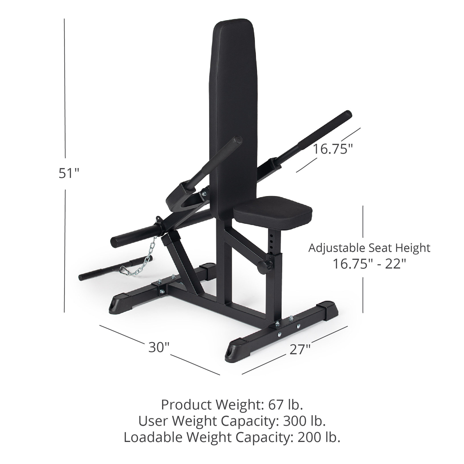 Titan Fitness Plate Loaded Seated Dip Machine, Rated 200 LB, Tricep/Bicep Press