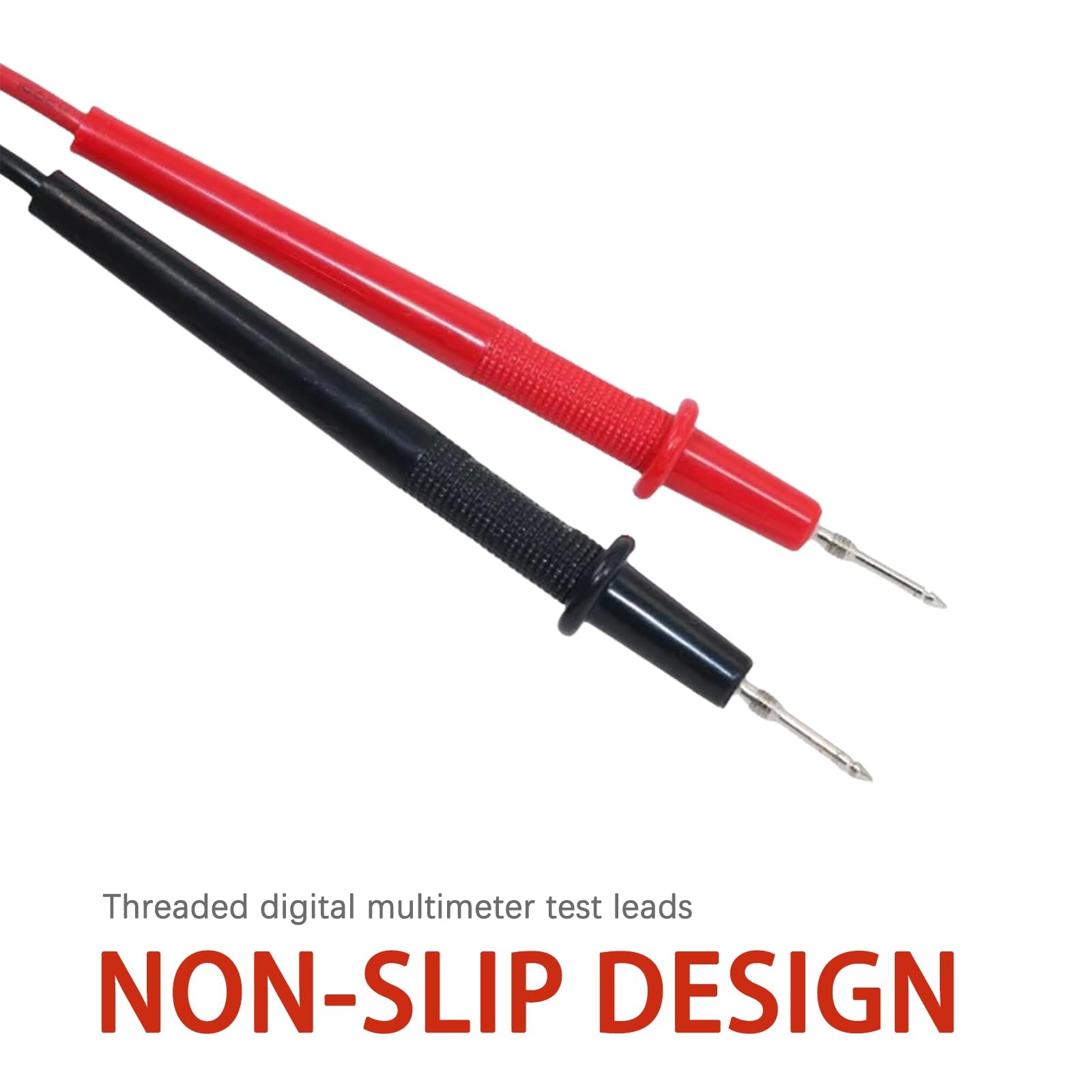 Bectyton 2Pcs Multimeter Test Leads, 1000V10A Leads Black and Red