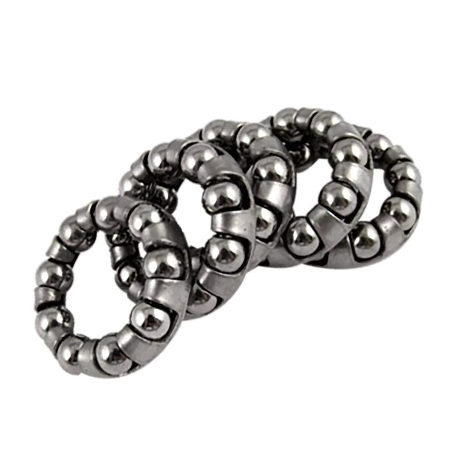 5pcs Stainless Steel 1/4 in x 9 Balls Bicycle Crank Ball Bearing Accessories