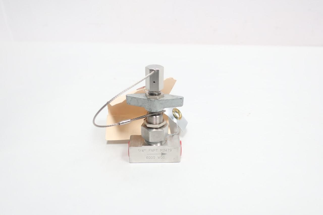 Dmp MPL2870 Manual Stainless Needle Valve 6000psi 1/4in Npt