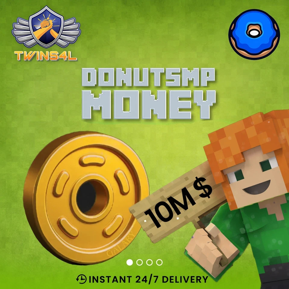 🔵 DonutSMP💎 10M money ✅ Cheapest & Fast Delivery┃Minecraft Donut smp 🍩