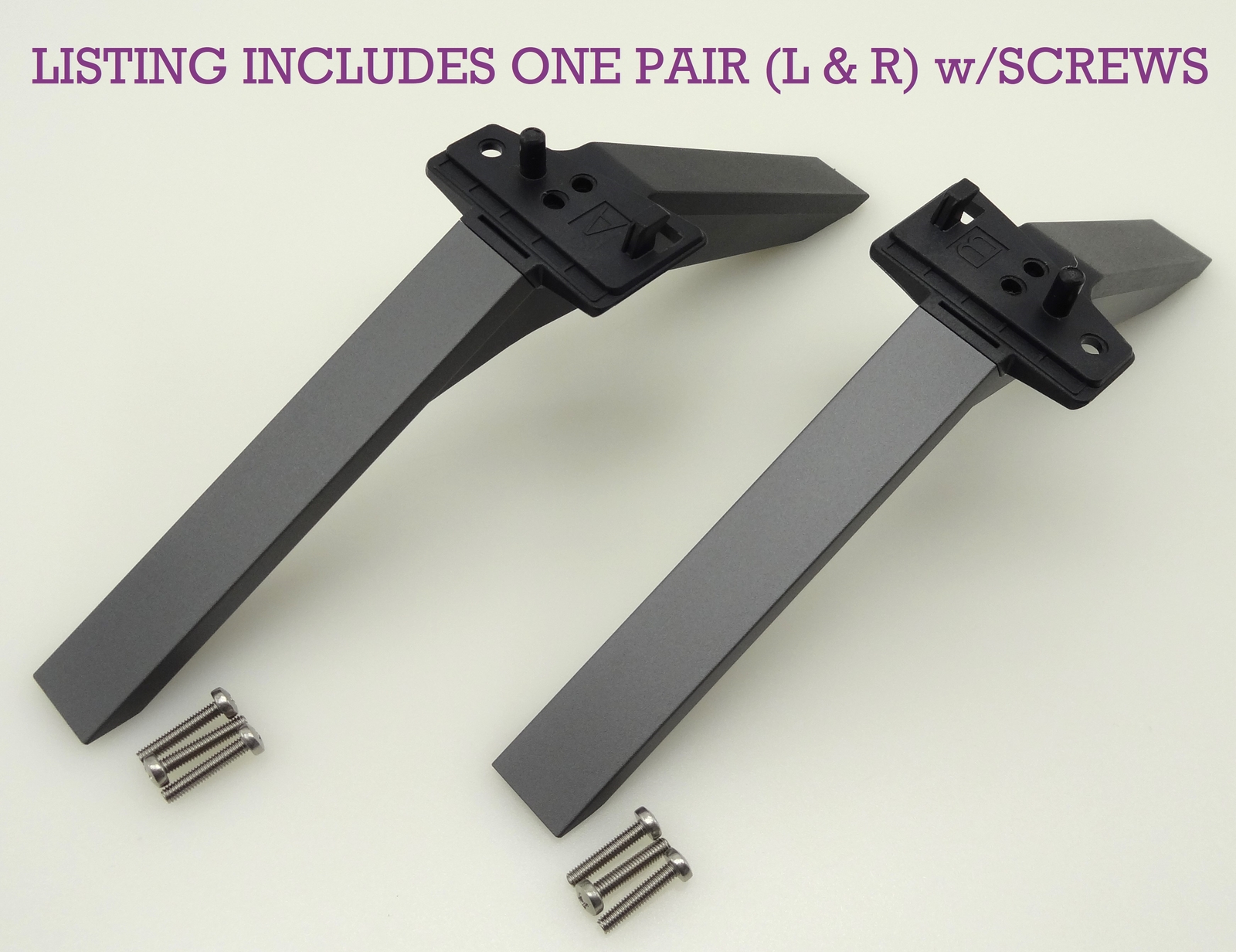 New LG 65UQ9000PUD 60UQ9000PUD MAM658044 (AAN77270097/98) Legs w/Screws