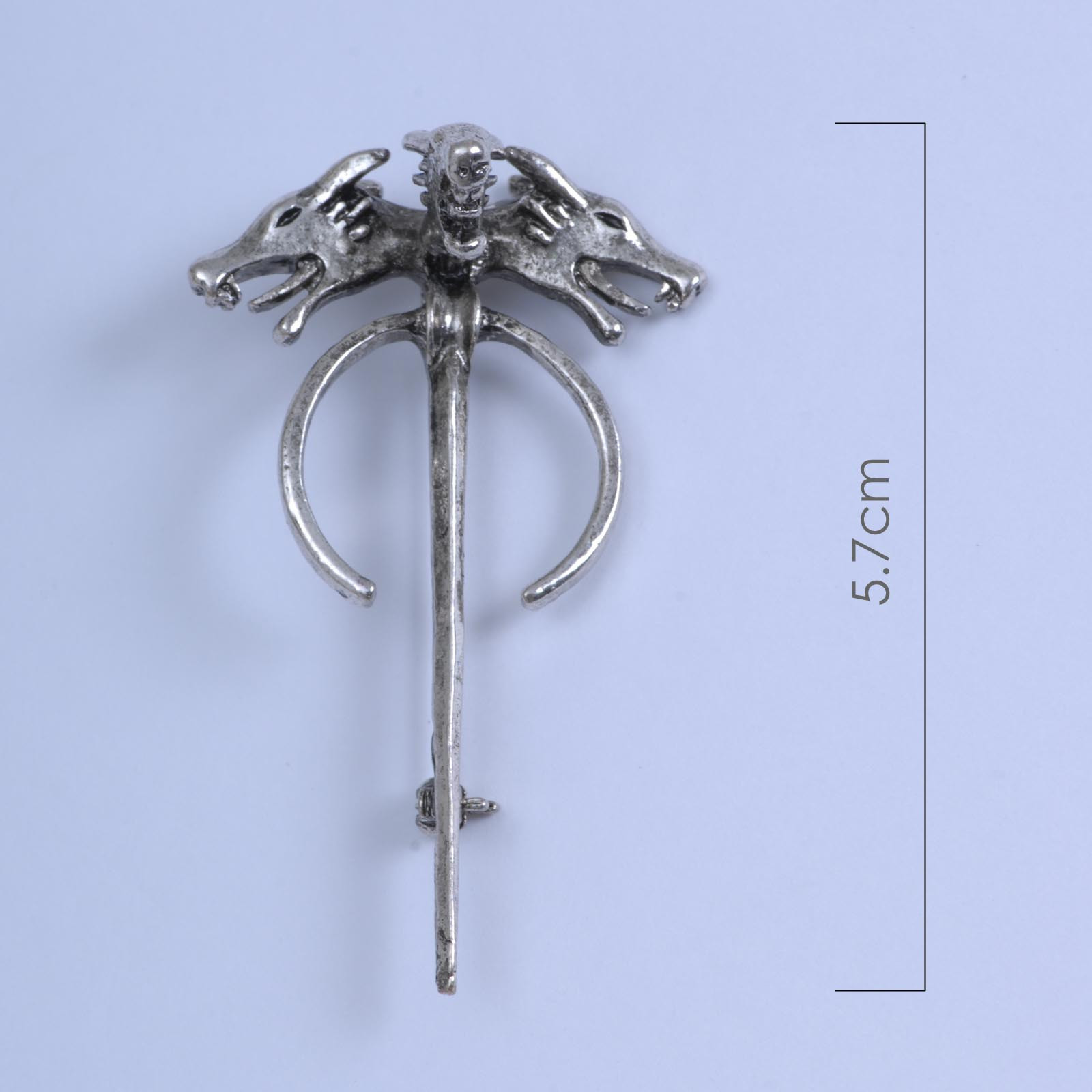 Game Of Thrones Song of Ice Fire Daenerys Targaryen Dragon Brooch Cosplay Pin