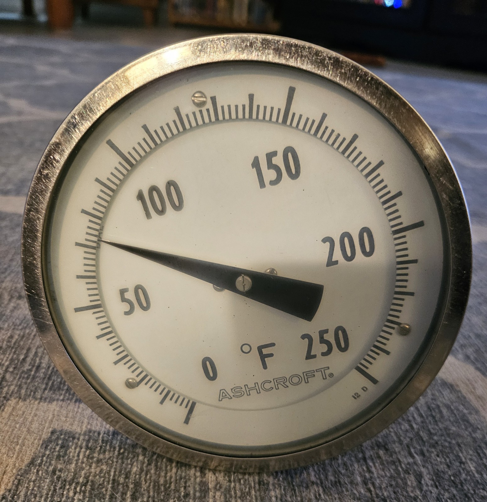 Ashcroft 5" Industrial 0-250 BiMetal Thermometer