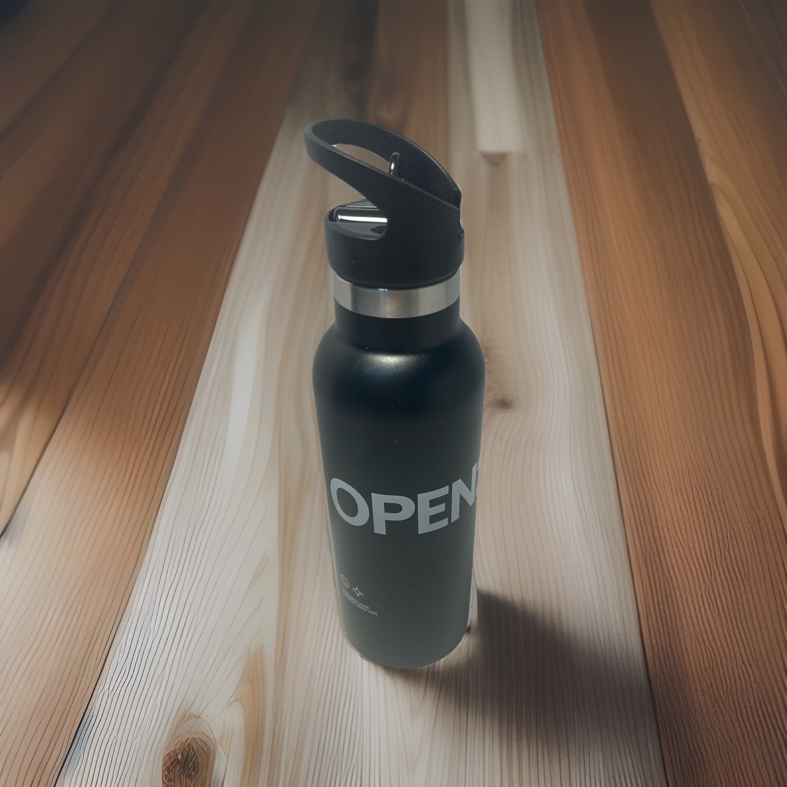 Ebay Open25 Water Bottle 17 oz Black Stainless Steel