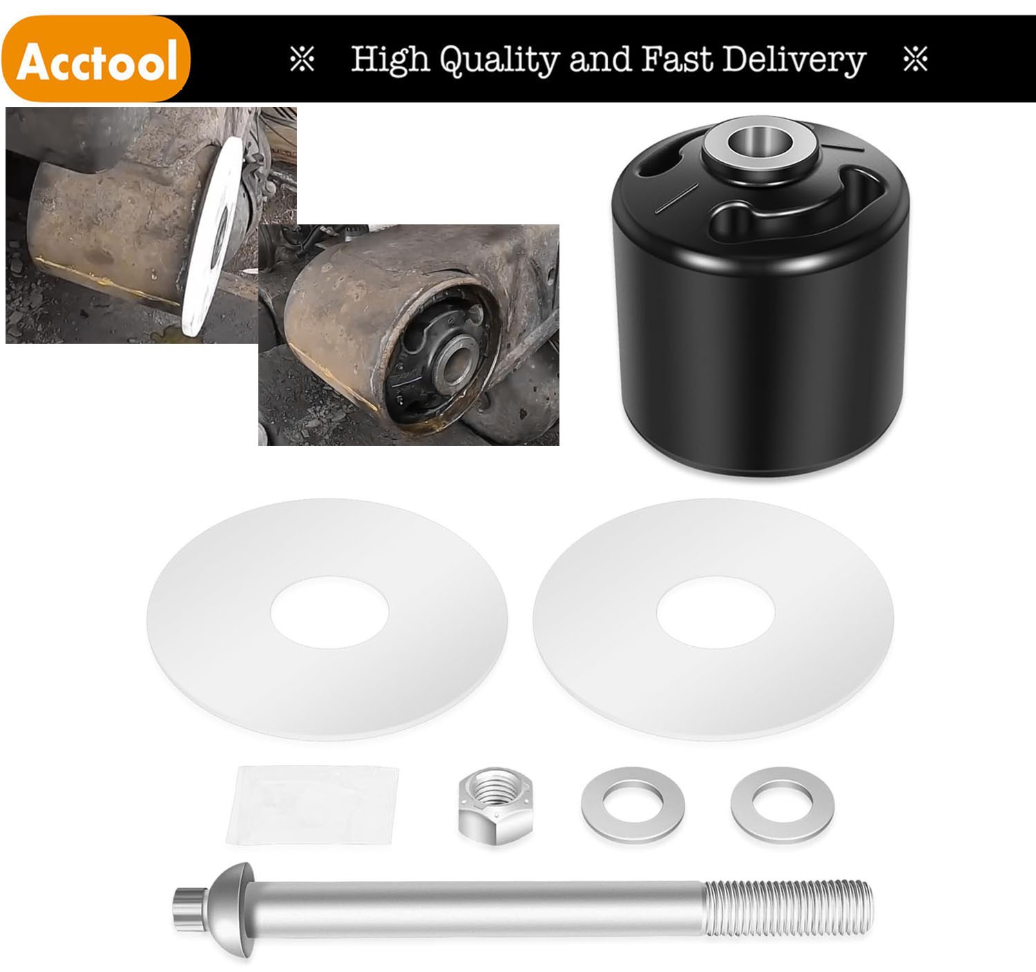 S-24691 Quick Align Pivot Bolt Bushing Kit For Hendrickson Turner Lift & Trailer