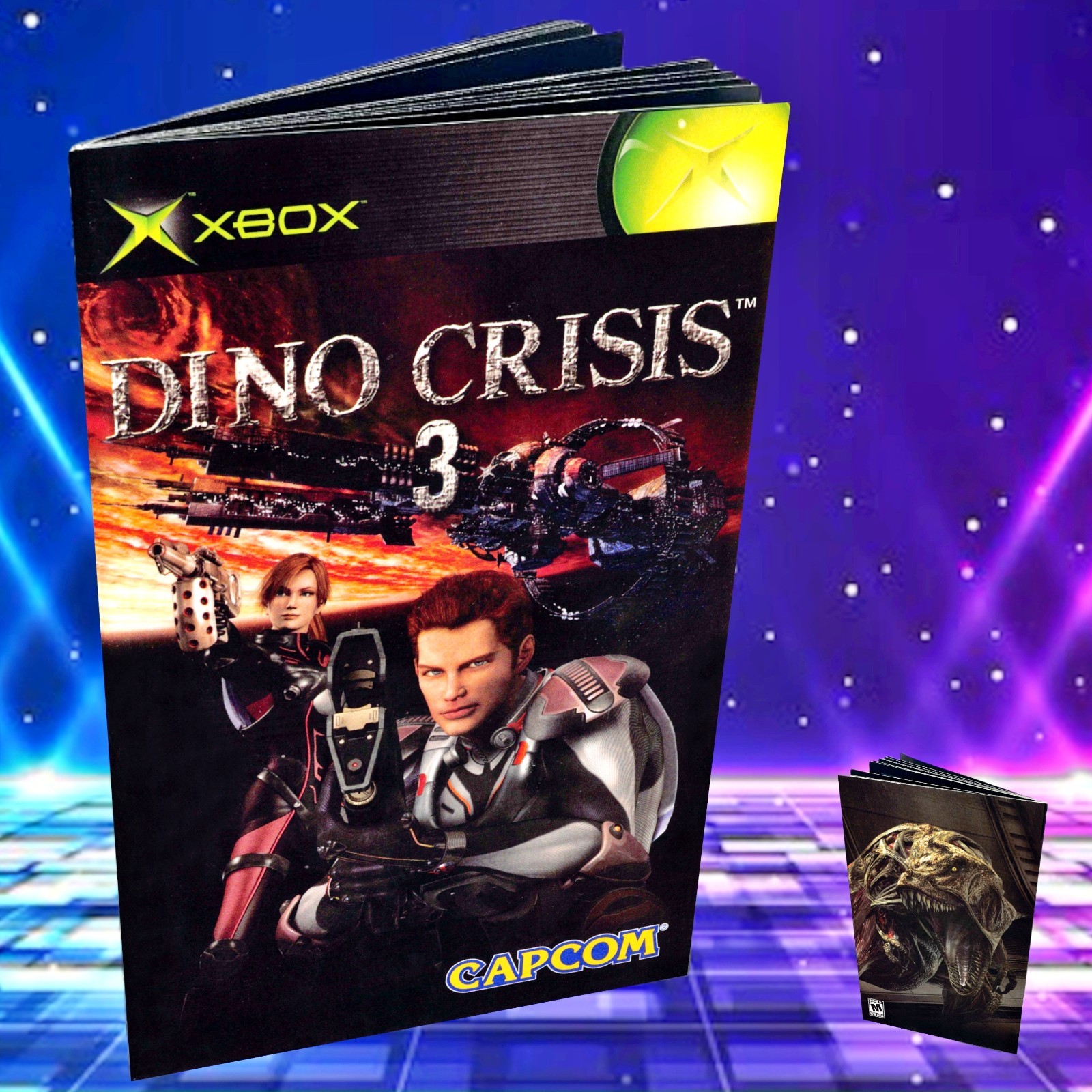Replacement Manual for - Dino Crisis 3 - Xbox Instruction Booklet