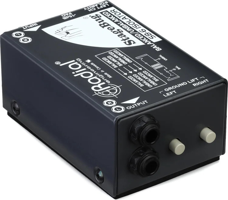 Radial SB-6 Isolator 2-channel Line Isolator