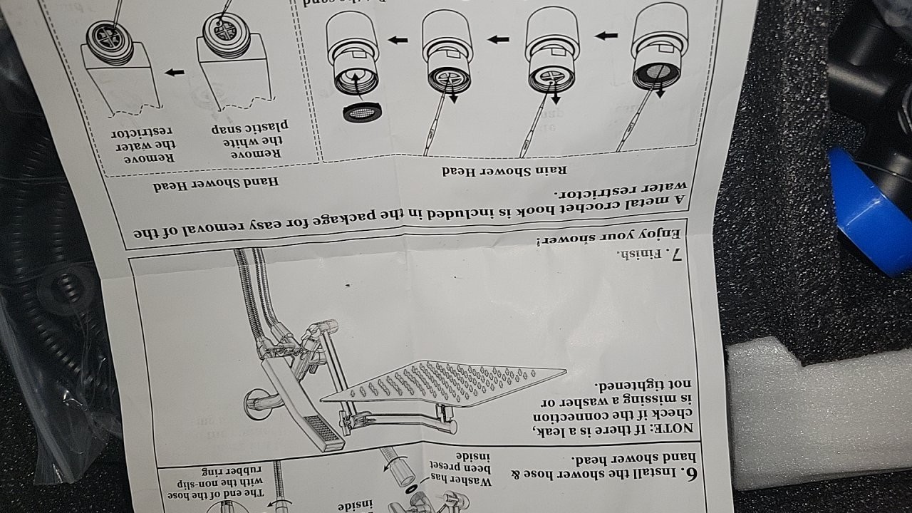 Dual Shower Head" or "2-in-1 Combo.