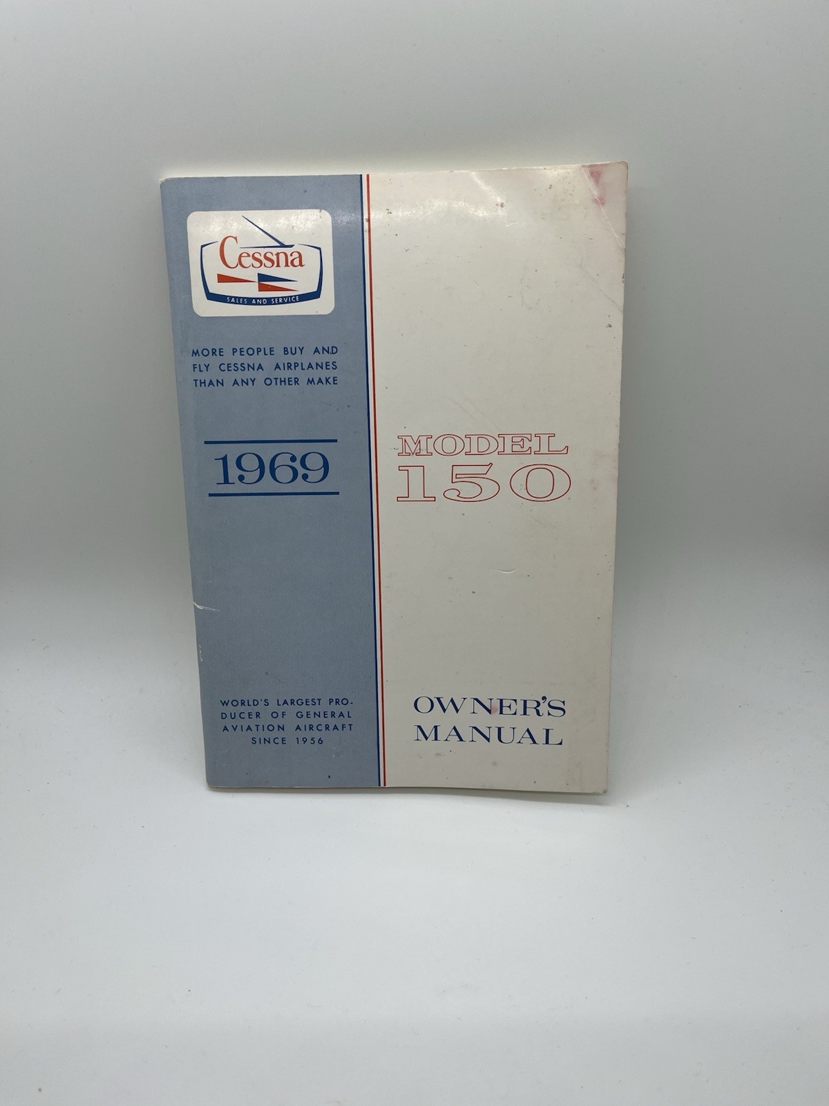 1969 Cessna Model 150 Airplane Owners Guide Manual