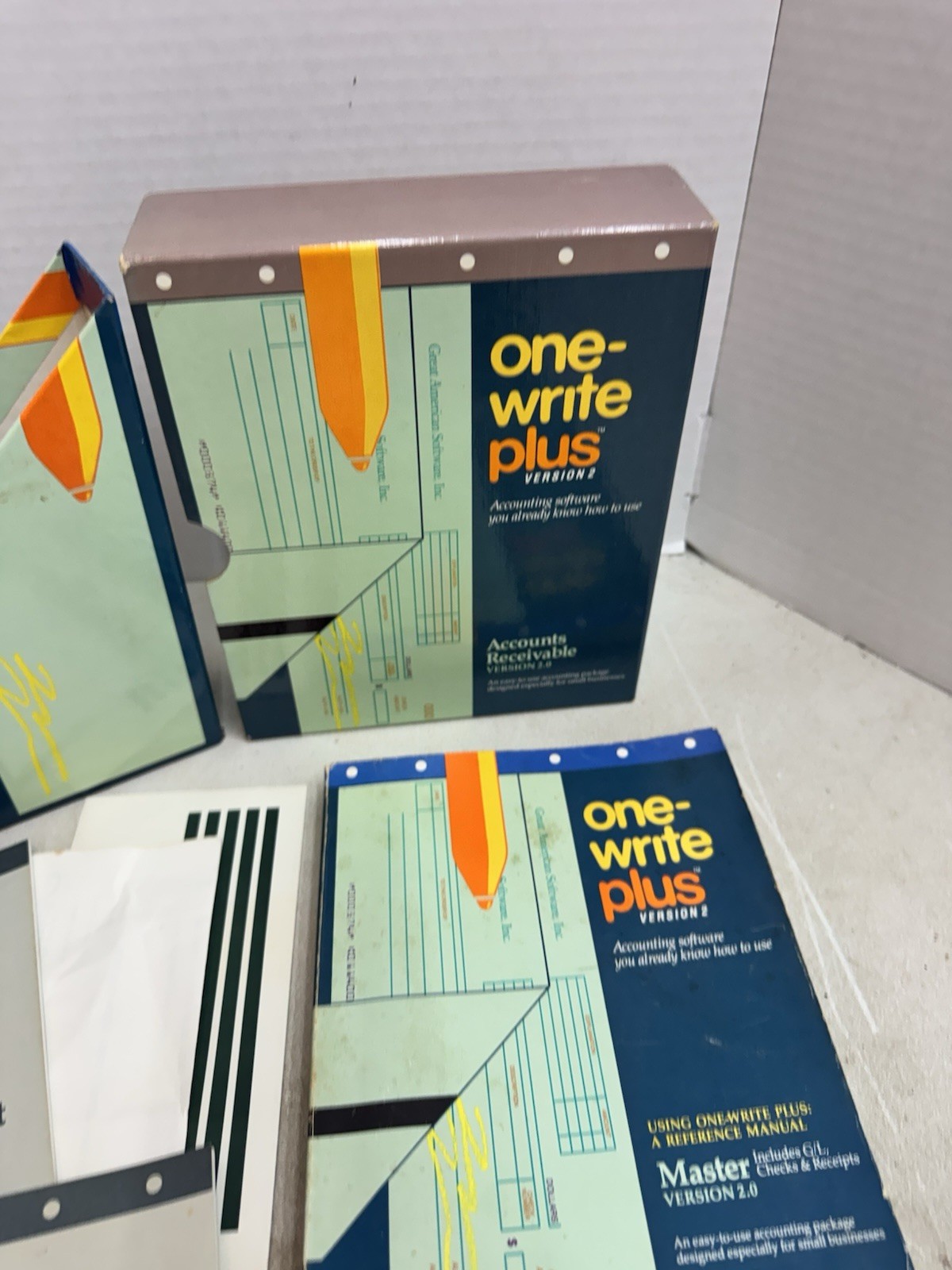 one write plus version 2 accounts receivable accounting software 1987