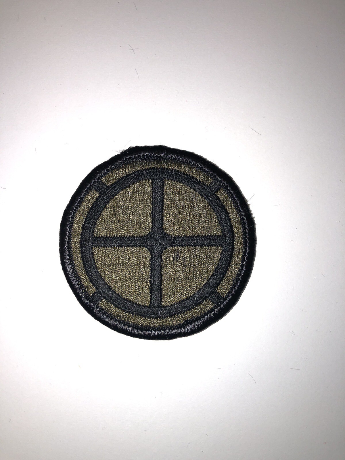 35th Infantry Division U.S. Army Shoulder Patch Subdued