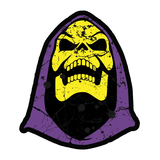 Skeletor 4.25 inch x 3.8 inch He Man Masters Of The Universe MOTU decal sticker