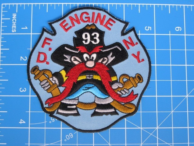 FDNY NYC Fire Department Engine 93 Yosemite Sam patch