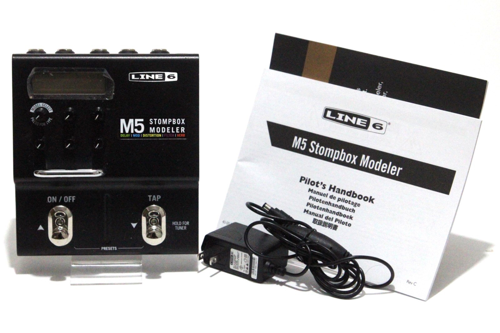 LINE6 M5 STOMPBOX DELAY|MOD|DISTORTION|FILTER|VERB Made in China Effect Pedal