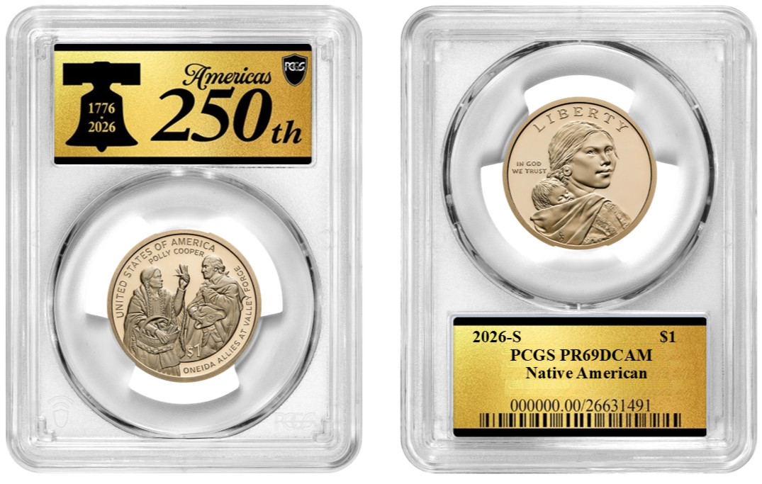 2026 S Native American $1 PCGS PR69DCAM #948