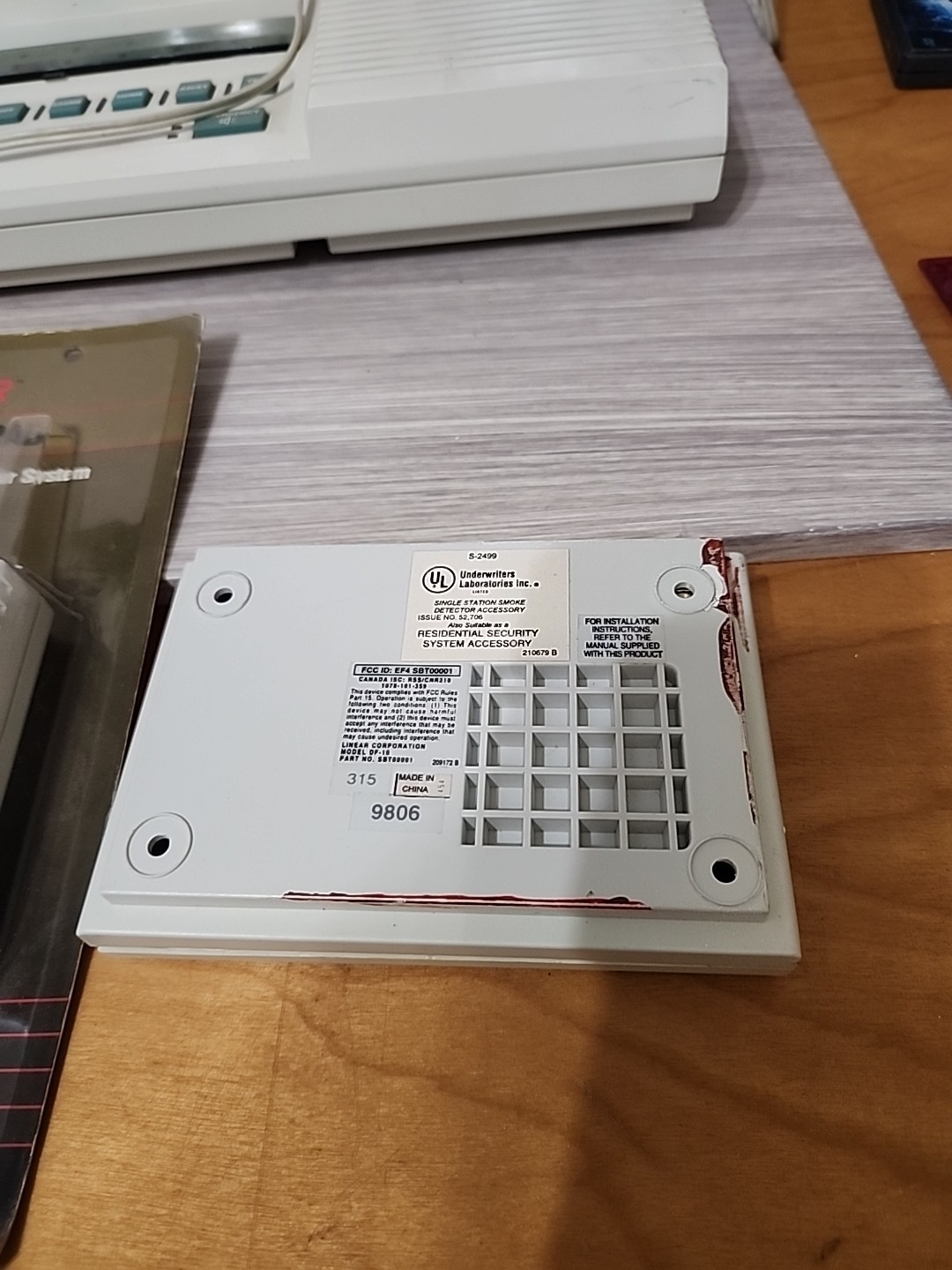SSD Security By Linear Residential Security System Lot Reciever, Sensors, Siren