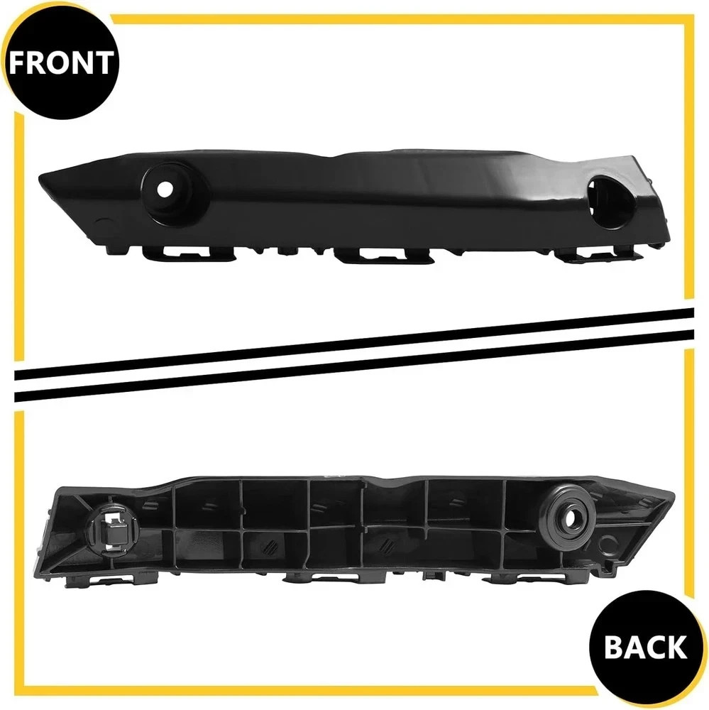 Front Bumper Cover Bracket Retainer Support Pair for Toyota Camry 2015 2016