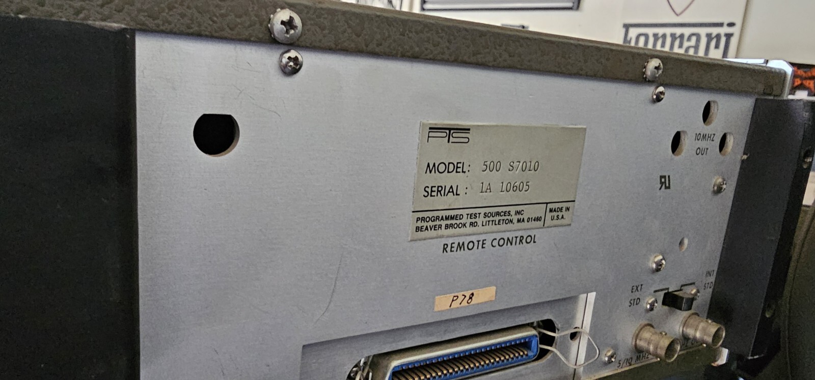 Programmed Test Sources PTS 500 Frequency Synthesizer 1-500 MHz