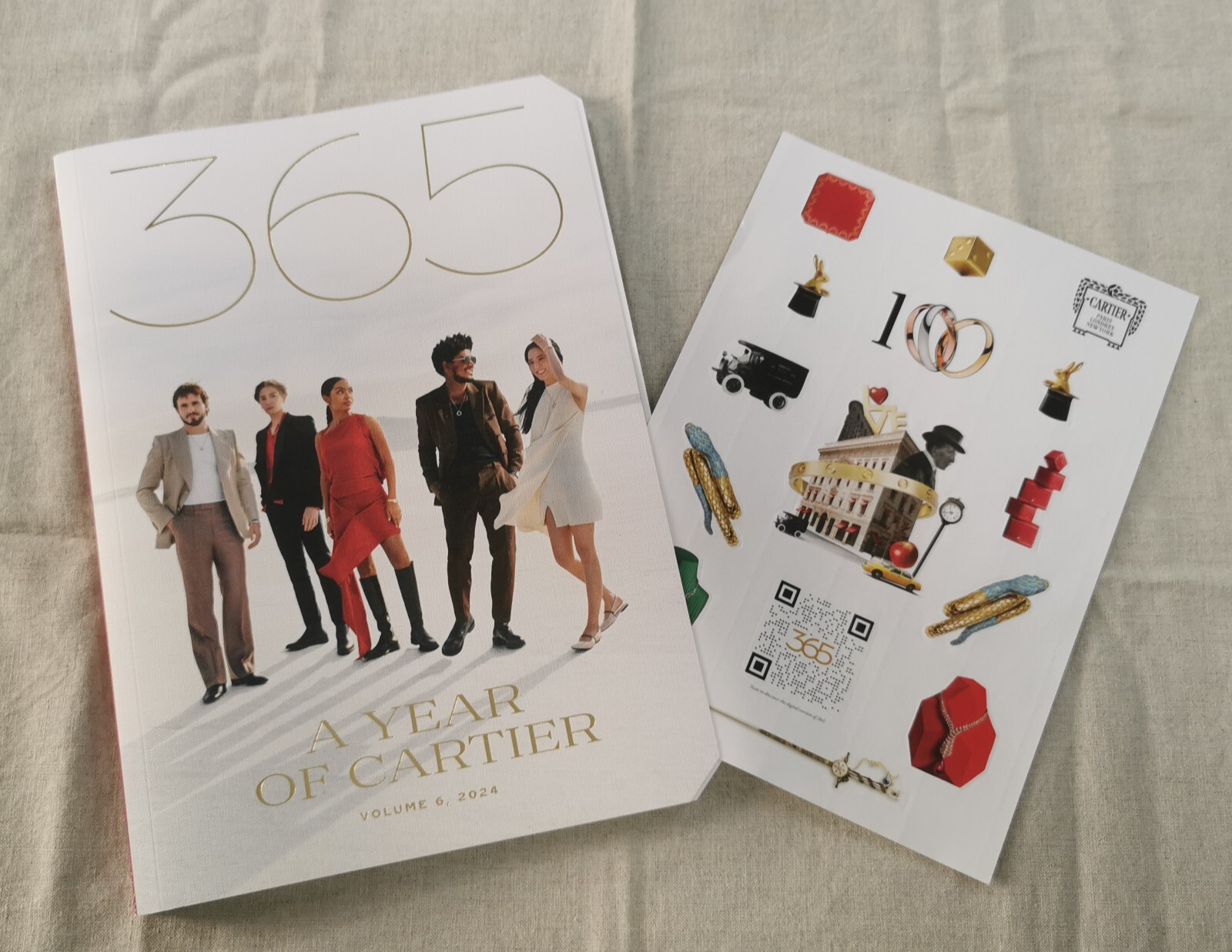 Cartier 365 A Year Of Cartier Magazine N.6 English Language Year 2024 - Stickers