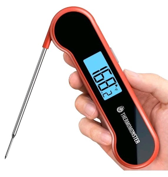 0.5 Sec Instant Read Meat Thermometer Digital with ±0.5℉ Precision, Food...