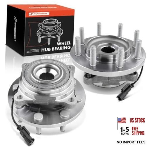 2 x Front Wheel Bearing and Hub Assembly with ABS & 8-Lug Compatible with Ram