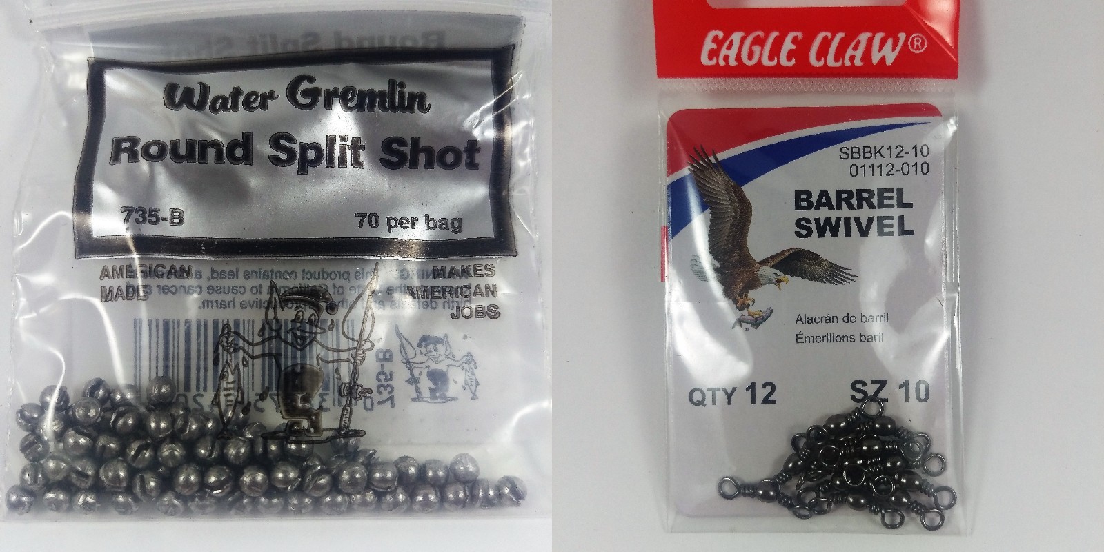 Jig Fishing Essentials - Sinkers, Weights, Swivels