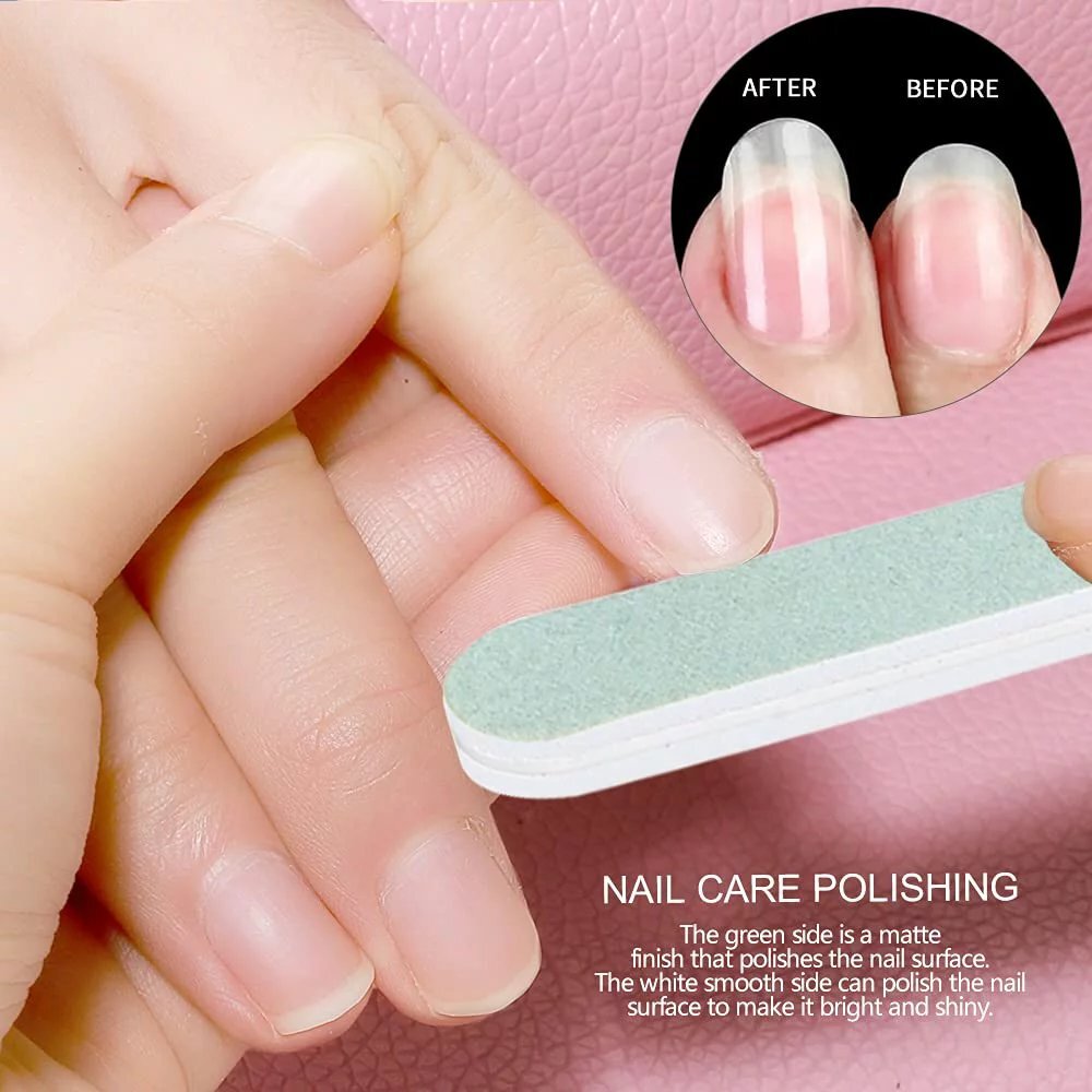 Soft Touch Sand Turtle Gleemer Shine Buffer Nail File Double Sided - 10 Pieces