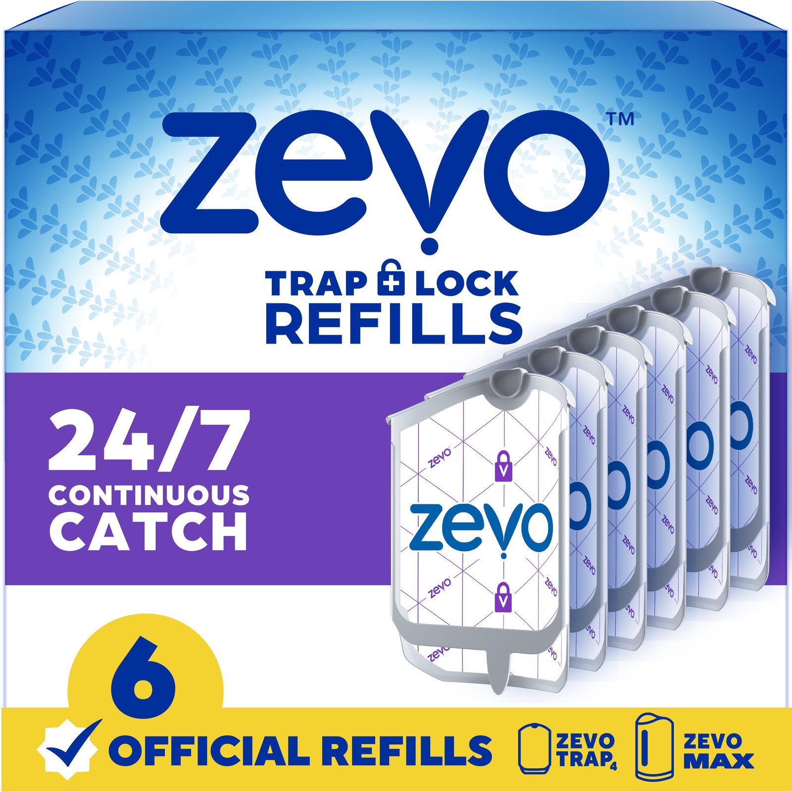 Flying Insect Trap Refill: 6 Indoor Light Trap Refill Cartridges Capture H