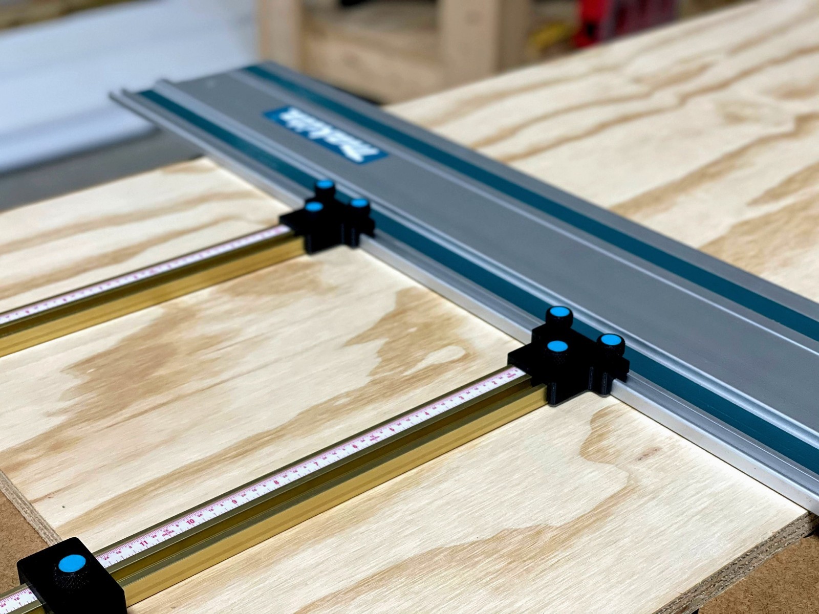 Parallel Guide System for Track Saws & Guide Rails Precision Cutting