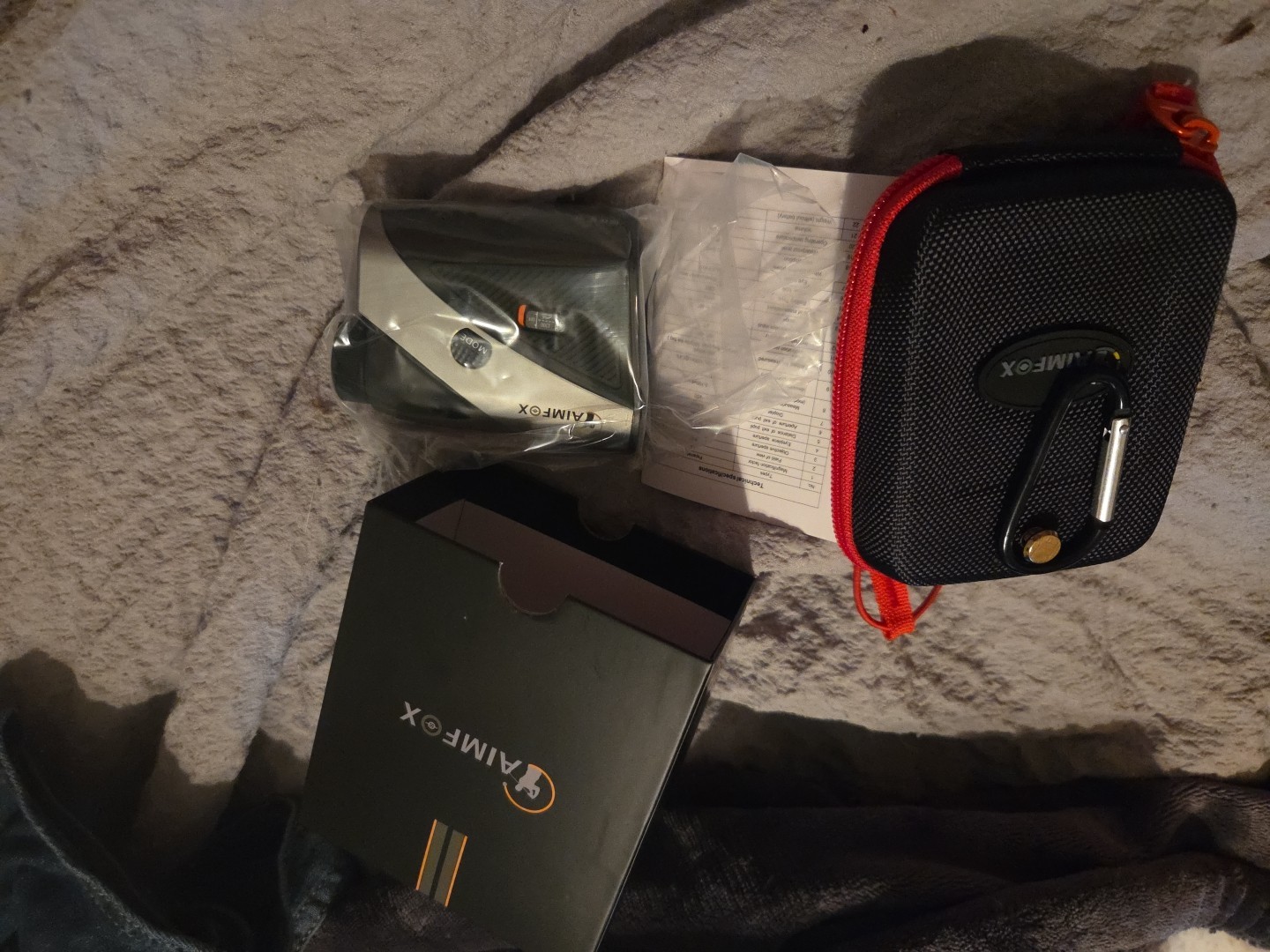 Golf Yardage Rangefinder with Slope Switch, Portable AIMFOX