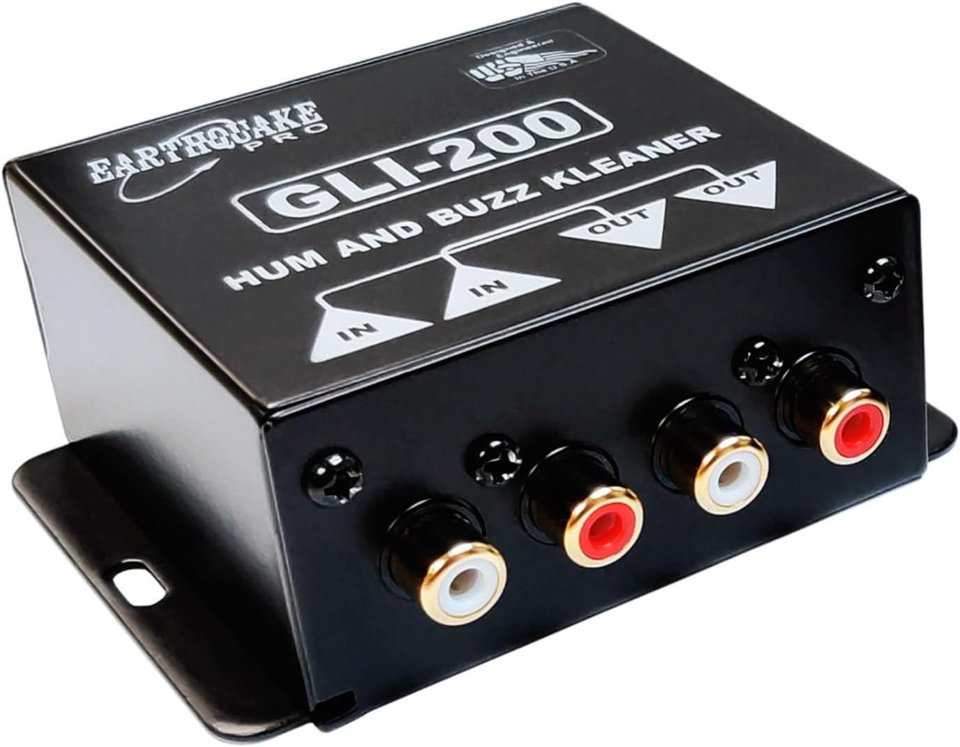 Sound GLI-200 Hum and Buzz Kleaner 600 Ohm RCA In/Out Ground Loop Isolator
