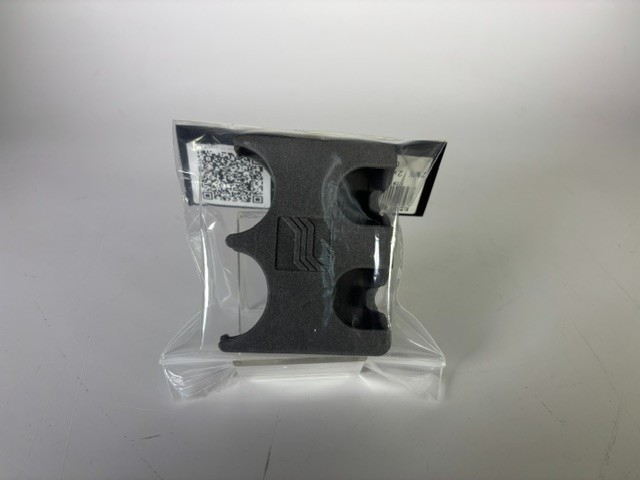 Trionic Industries ZMT Caddy, Holds 2 Zaxcom ZMT's and 2 NP50 Batteries, Grey